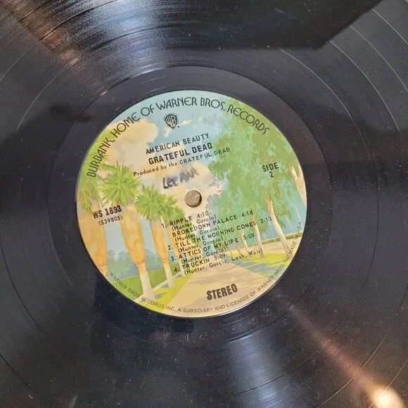 Grateful Dead - American Beauty Vinyl LP - 1970 - Warner Bros. WS 1893